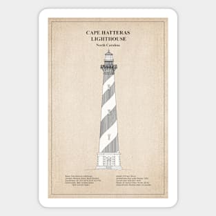 Cape Hatteras Lighthouse - North Carolina - SBD Magnet